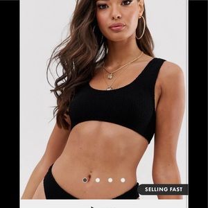 ASOS black bikini set